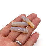 Long Bar Natural Stone Bracelet Accessory with Double Holes