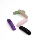 Long Bar Natural Stone Bracelet Accessory with Double Holes