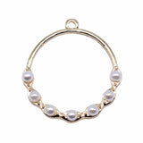 10pcs KC Circle Charms Pendant for Jewelry Making