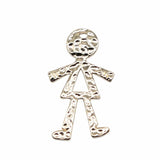 10pcs KC Boy & Girl Charms for DIY Jewelry Making