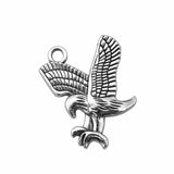 10pcs Silver Eagle Charms For Jewelry Making