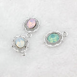 20PCS Ellipse Alloy Charms For Bracelet Necklace Pendant