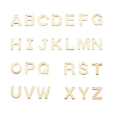 100pcs Stainless Steel Initial Charms Alphabet Pendants for DIY Jewelry