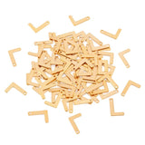 100pcs Stainless Steel Initial Charms Alphabet Pendants for DIY Jewelry