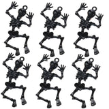 10pcs Skeleton Body Skull Charms DIY Necklace Keychain 50*27MM