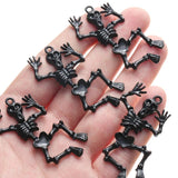 10pcs Skeleton Body Skull Charms DIY Necklace Keychain 50*27MM