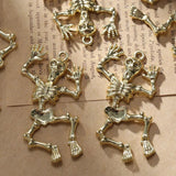 10pcs Skeleton Body Skull Charms DIY Necklace Keychain 50*27MM