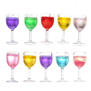 15pcs Conch Shell Bottle Charms Goblet Pendants DIY Keychain