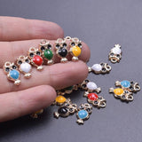 50Pcs Mini Enamel Owl Charms for DIY Earrings Bracelets Keychains