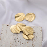 10Pcs Raw Brass Folding Leaf Charms 25x29.5mm