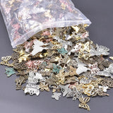Vintage Alloy Butterfly Pendant Charms Random Mix for Jewelry DIY