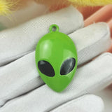 10pcs Alien Metal Enamel Charms for DIY Jewelry Making Earrings