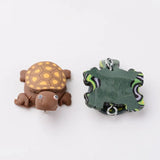 10pcs Polymer Clay Tortoise Charms 19x26mm