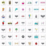 40pcs Mixed Floating Charms for Locket Jewelry Necklace Promotion