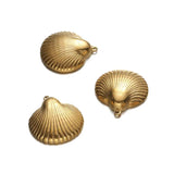 5Pcs/lot Stainless Steel Shell Pendant for DIY Necklace Making