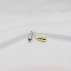 20pcs Mini Letter Gold/Silver Plated Charms Pendant DIY Jewelry 2 Colors
