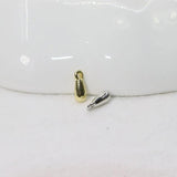 20pcs Mini Letter Gold/Silver Plated Charms Pendant DIY Jewelry 2 Colors