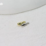 20pcs Mini Letter Gold/Silver Plated Charms Pendant DIY Jewelry 2 Colors