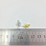 20pcs Mini Rose Coin Zinc Alloy Necklace for Jewelry DIY