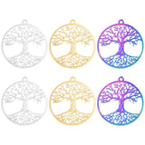 Tree Of Life Charm Pendant Stainless Steel for DIY Jewelry Making