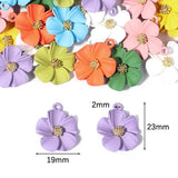 Summer Flower Pendant DIY Alloy Jewelry Making Accessories