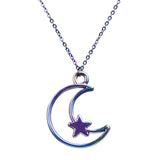 15pcs Crescent Moon Stars Planet Charms Pendant DIY Jewelry Making