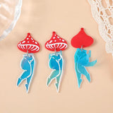 10Pcs Sexy Mushroom Charms for Necklace Diy Making