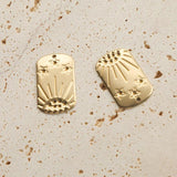 10pcs 15x25mm Brass Sun Flower Star Charms Pendant for Necklace Bracelet DIY