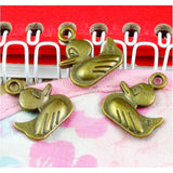 50pcs Duck Charms 19x16mm Antique Bronze Pendants DIY Bronze Jewelry