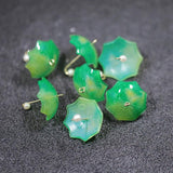 4Pcs Resin Umbrella Heart Charms for Jewelry Making