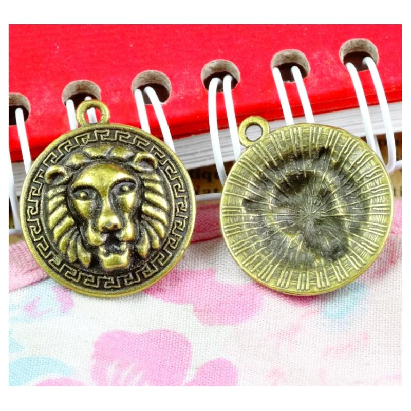30pcs Lion Charms DIY Jewelry Making Pendant Bracelets Necklaces Earrings Crafts