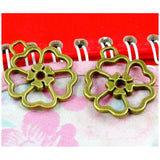 30Pcs Flower Charms Pendant for DIY Crafts Jewelry
