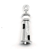 Lighthouse Charm for Jewelry Making DIY 60pcs 8x25mm