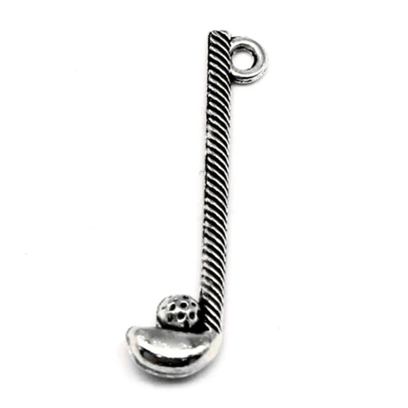 Golf Clubs Charm DIY Jewelry Finding 60pcs 8x32mm