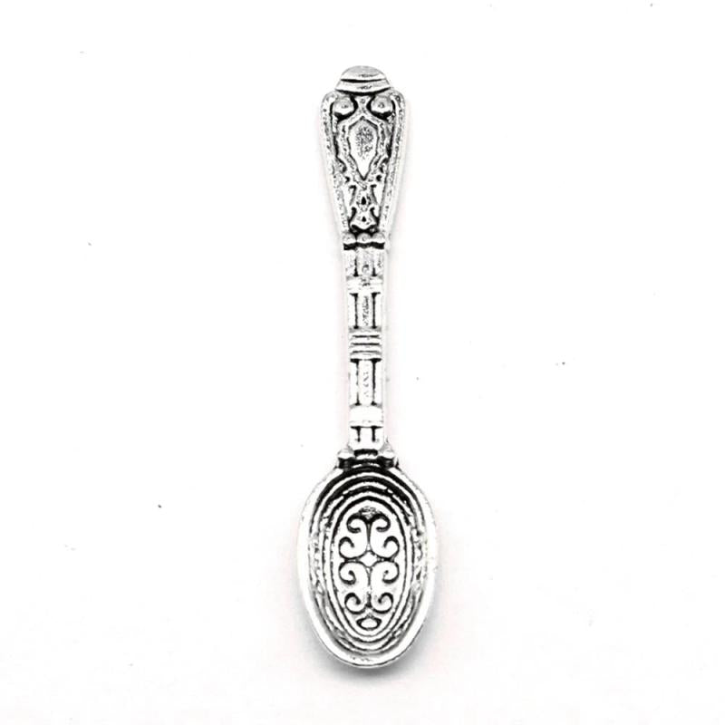 DIY Spoon Charm Jewelry Making Finding 50pcs 10x43mm