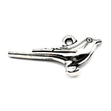40pcs Bird Charm for DIY Jewelry Making 12x26mm