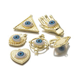 Eye of Horus Pendant Hamsa Hand Evil Eye Charms Necklace DIY