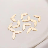 8Pcs Plated Mermaid Tail Charms Jewelry Findings DIY Stamping Pendant