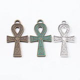 40pcs Vintage Bronze Egyptian Ankh Life Symbol Cross Charms Pendant