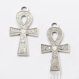 40pcs Vintage Bronze Egyptian Ankh Life Symbol Cross Charms Pendant