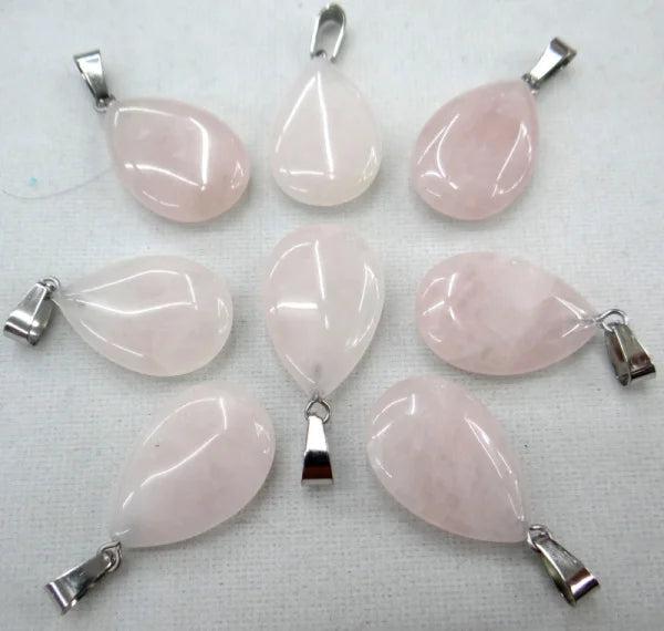Tiger Eye Opal Quartz Crystal Pendant for DIY Jewelry Making Earring Accessories