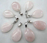 Tiger Eye Opal Quartz Crystal Pendant for DIY Jewelry Making Earring Accessories