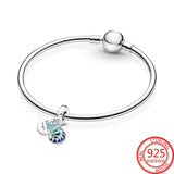 925 Silver Chameleon Dangle Charm for Bracelet