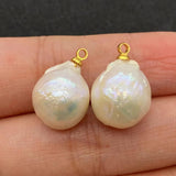 Natural Pearl Pendant Necklace Baroque Bead DIY Jewelry Gift