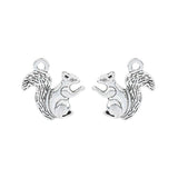 20pcs Tibetan Silver Squirrel Charms Pendants 20x17mm