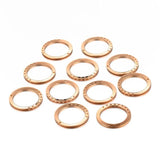 20PCS/Lot Vintage Brass Circle Charms Pendants For DIY Jewelry Making