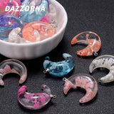 10Pcs Resin Cloud Pattern Pendant for Jewelry Making DIY Necklace Bracelet