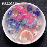 10Pcs Resin Cloud Pattern Pendant for Jewelry Making DIY Necklace Bracelet