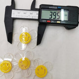 40mm Korea DIY Acrylic Smile Face Sunflower Pendant for Jewelry Making