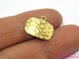 50pcs Brass charms 17x13mm Camber raw brass charms Geometric earrings findings